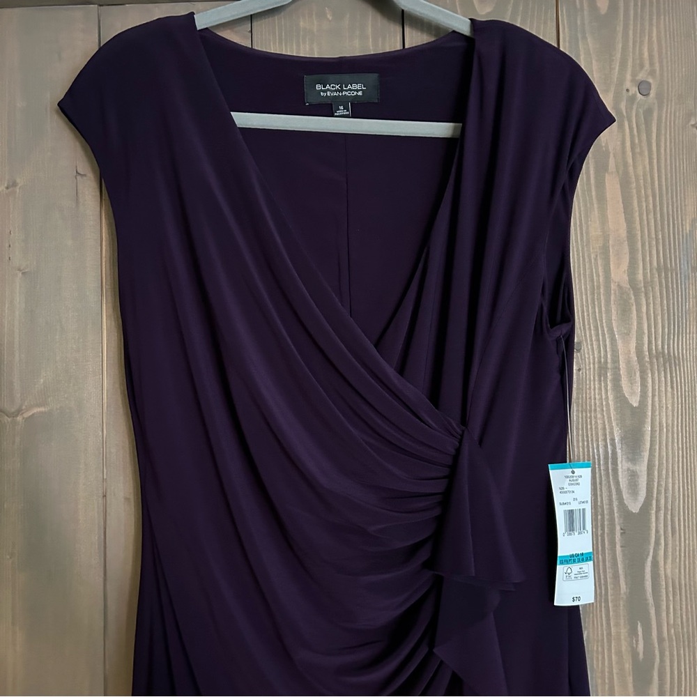 ๐EVAN-PICONE โข Faux Wrap Dress - Picture 9 of 13